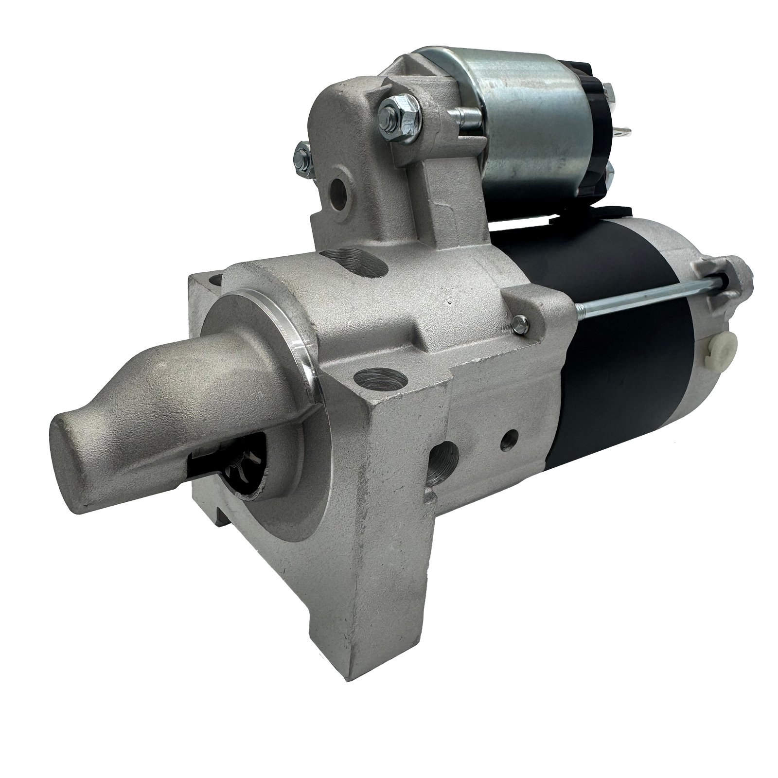 EexcavaStart John Deere Gator starter motor reference AM133646 on white background
