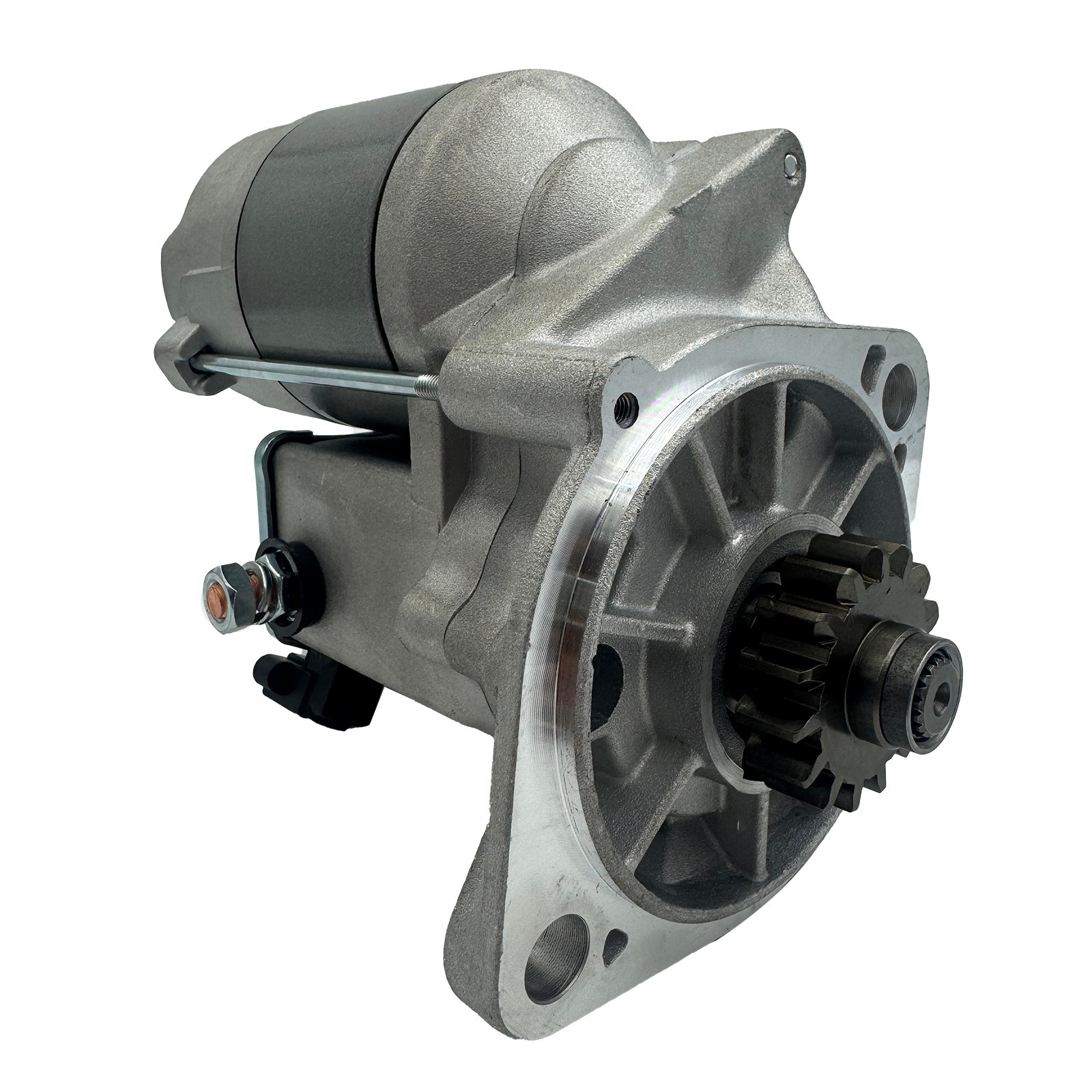 EexcavaStart Yanmar and John Deere starter motor reference 119209-77010 on white background